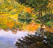 Kate Clark Mill Pond oil painting artist